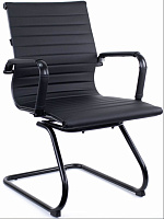 EVERPROF LEO BLACK CF Экокожа Черный Кресло посетителя