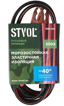 STVOL SBC200 2,5м, 12/24В, шт Провода пусковые