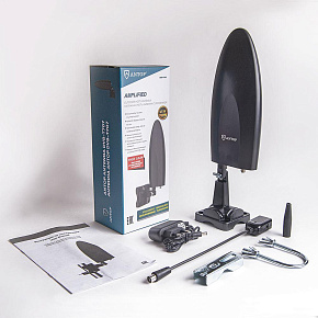 ANTOP DVB-T707 DVB-T2 и ДМВ+МВ+FM активная Антенна комнатная