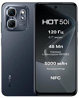 INFINIX Hot 50i X6531B 4/256Gb Black Смартфон