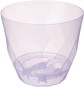 HOMVER Laurel для орхидей D145мм, 1,3л с поддоном (сиреневый транспарент) 221615041/01 Горшок цветочный HOMVER Laurel для орхидей D145мм, 1,3л с поддо