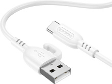 BOROFONE (6974443389937) BX91 USB 3.0A для Type-C White 1 м Кабель