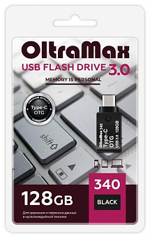 OLTRAMAX OM-128GB-340-Black 3.0 USB-флэш