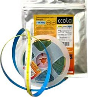 ECOLA P2CD14ESB LED strip PRO 14W/m 24V IP20 10mm COB 330Led/m 6000K 1400Lm/m светодиодная лента на катушке 5м. холодный белый Светодиодная лента на к