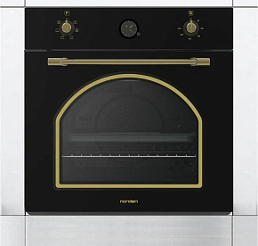 NORDEN NRD 6000 BL RUSTIC черный Духовой шкаф электрический