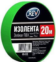 REV 28685 1 ПВХ 0,13*15мм Зеленая 20м Изолента ПВХ