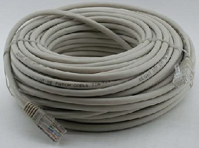 REXANT (18-1012) патч-корд UTP 5E кат. литой 25,0 м, серый Патч-корд