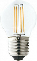 ECOLA N4PW70ELC globe LED Premium 7W/G45/E14/2700K 360° filament теплый белый Лампа светодиодная