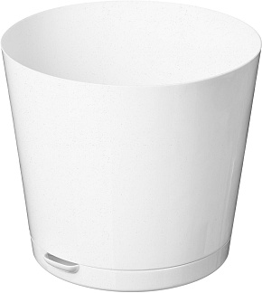 HOMVER Oregano D200мм, 4л с прикорневым поливом (мраморный) 221602633/01 Горшок цветочный HOMVER Oregano D200мм, 4л с прикорневым поливом (мраморный) 