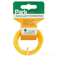 PARK Леска для триммеров Park 1,3мм, 15м, звезда (990588) Леска