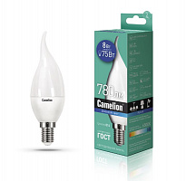CAMELION (14403) LED8-CW35/865/E14/8Вт Лампа светодиодная