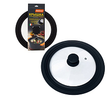 MALLONY CAPPELLO (003876) Крышка MALLONY CAPPELLO, мультиразмер: 22/24/26 см, из закал стекла с сил ободком (003876)