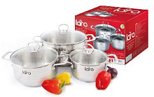 LARA LR02-81 Standart (2.0л.; 4.0л.; 5.2л.) Набор из нержавеющей стали