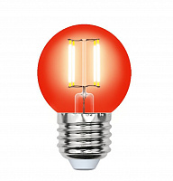 UNIEL (UL-00002986) LED-G45-5W/RED/E27 GLA02RD G (Лампы-глобы)