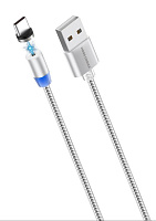 MORE CHOICE (4627151192369) K61Sa USB (m)-Type-C (m) 3.0А 1.0м - серебро Кабель