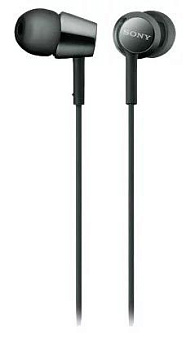 SONY MDR-EX15AP/B Черные с микр Гарнитура