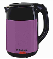 SAKURA SA-2168BV 1,8л черный/фиолетовый Чайник электрический