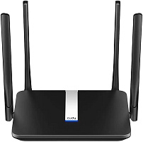 CUDY LT500 AC1200 4 антенны Black Маршрутизатор