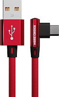 MORE CHOICE (4627151196985) K27m USB 2.1A microUSB красный - 1,0m Кабель