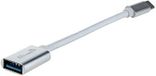 ELTRONIC (1-51) Type-C to USB-A 3.0 с проводом (серебро/белый)