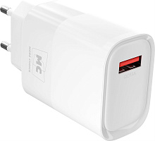 MORE CHOICE (4620202553379) NC09 СЗУ 1USB 3.0A QC3.0 15W , белый СЗУ