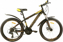 PIONEER TORNADO 24"/14" black-yellow-orange Велосипед