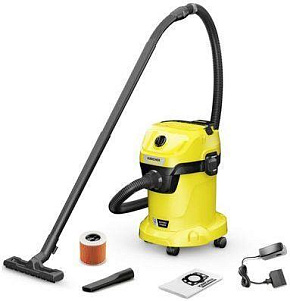 KARCHER WD 3-18, аккумуляторный, желтый [1.628-551.0] Строительный пылесос