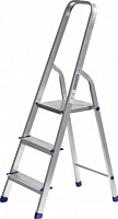 СИБИН Лестница-стремянка алюминиевая, 3 ступени, 60 см 38801-3 Лестница-стремянка