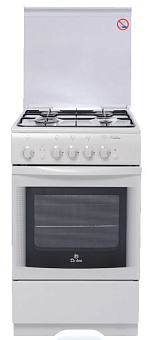 DE LUXE 5040.36Г (945201) бел. Плита газовая