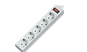 DEFENDER (99483) ES 5, 5роз - 5м - белый Сетевой фильтр