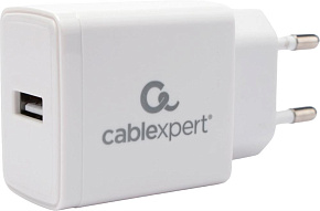 CABLEXPERT (22211) ЗУ5Вт, 1А, 1хUSB, белый, пакет СЗУ