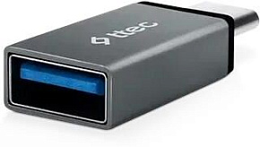 TTEC Конвертер Type-C - USB-A 3.0 OTG Converter. Цвет: серый