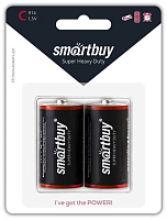 SMARTBUY (SBBZ-C02B) R14/2B Батарейки