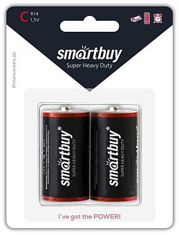 SMARTBUY (SBBZ-C02B) R14/2B Батарейки
