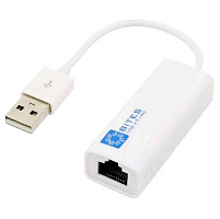 5BITES UA2-45-02WH USB2.0 -> RJ45 10/100 Мбит/с, 10см