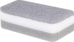 РЫЖИЙ КОТ Губка для мытья посуды трехслойная KS-03 (107559) Губка д/посуды