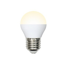 VOLPE (UL-00003823) LED-G45-7W/WW/E27/FR/NR Теплый белый свет 3000K Лампа светодиодная