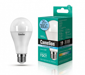 CAMELION (13165) LED20-A65/845/E27/20Вт/4500К