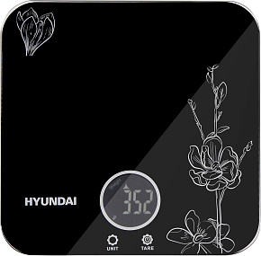 HYUNDAI HYS-KG421 макс.вес:5кг черный Весы кухонные