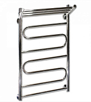 САНАКС юсп5080 ЮПИТЕР-Лиана, с ПОЛКОЙ ШхВ 500х800мм, труба-D32х2мм нержавейка полированная Полотенцесушитель водяной