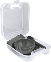 MULTIDOM «Пикник» МГ84-193 (Серый) Набор посуды MULTIDOM «Пикник» МГ84-193 (Серый)