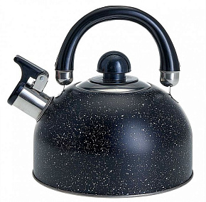 WEBBER BE-0539 2,5л черный Чайник нерж со свистком