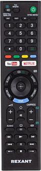 REXANT (38-0007) универсальный для телевизора Sony, черный Пульт универсальный для телевизора