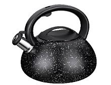 AGNESS 907-080 Black Marble нерж. 3л Чайник