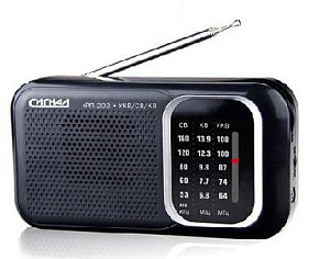 СИГНАЛ РП-202 УКВ 64-108МГц, бат. 2*R20, 220V Радиоприемник