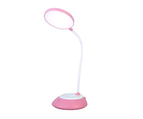 ULTRAFLASH (14471) UF-744 C14, розовый Светильник настольный