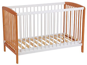 POLINI Кроватка детская Polini kids Simple 101, белый-бук (1кор) Кроватка POLINI Кроватка детская Polini kids Simple 101, белый-бук (1кор)