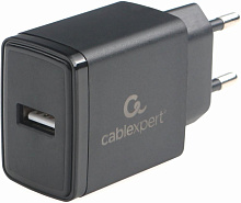 CABLEXPERT (22210) ЗУ10.5Вт, 2.1А, 1хUSB, чёрный, пакет СЗУ