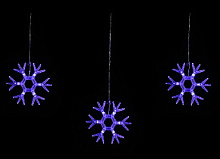 UNIEL (UL-00001406) ULD-E1503-036/DTA BLUE SNOWFLAKES-1 Гирлянда