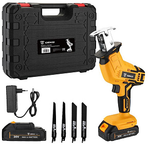 DEKO DKRS20-Li, 20В, 2x2.0Ач 063-4311 Сабельная пила аккумуляторная